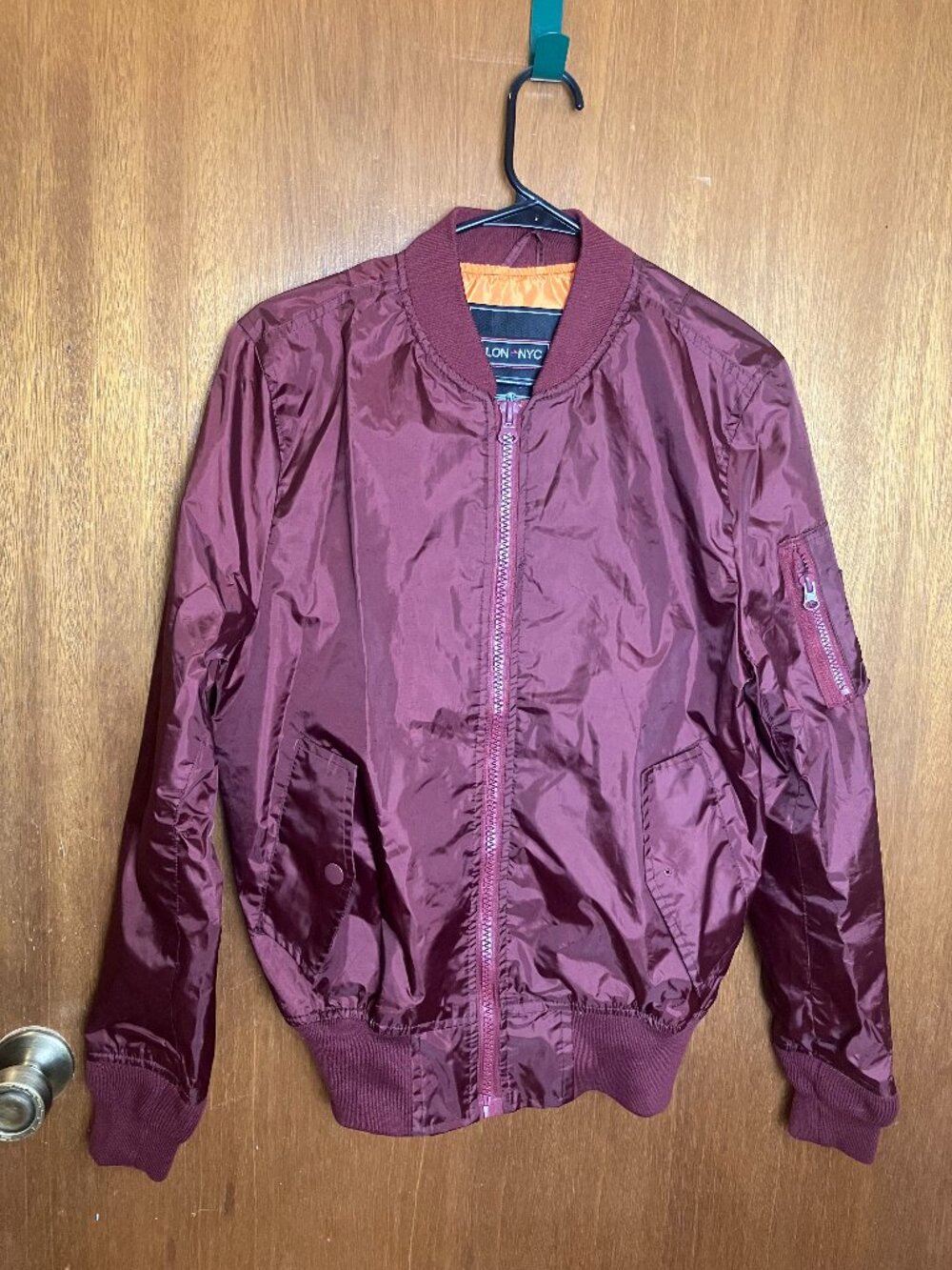 LON-NYC Across the Pond Men's Small Bomber Jacket